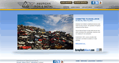 Desktop Screenshot of americanironmetal.com